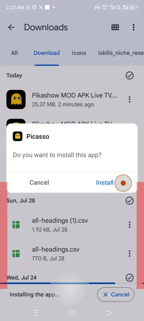 Picasso App – Enjoy Streaming and Downloading Free 15 Installed picasso app